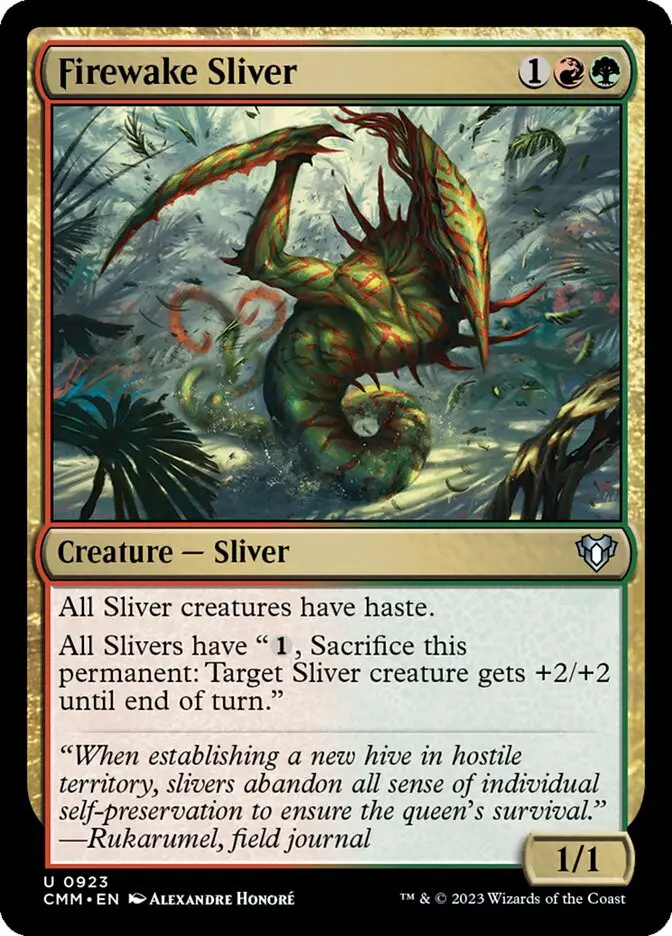 Firewake Sliver (Commander Masters)
