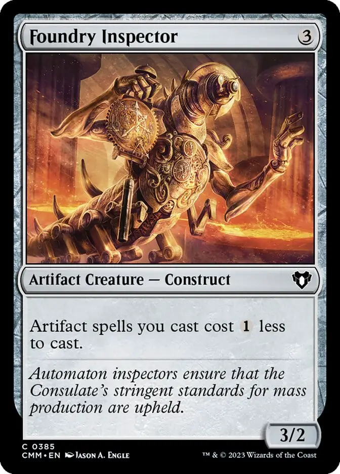 Foundry Inspector (Commander Masters)