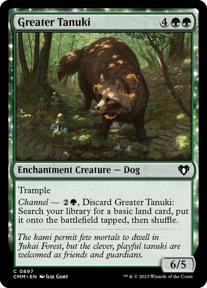 Greater Tanuki (Commander Masters)