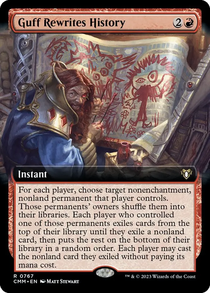 Guff Rewrites History (Commander Masters)