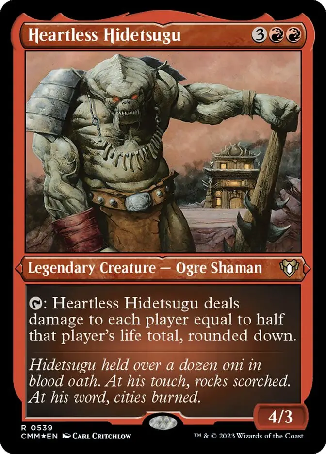 Heartless Hidetsugu (Commander Masters)