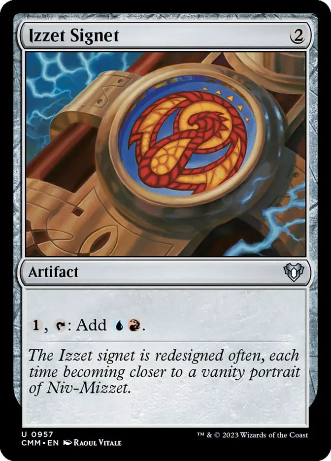 Izzet Signet (Commander Masters)