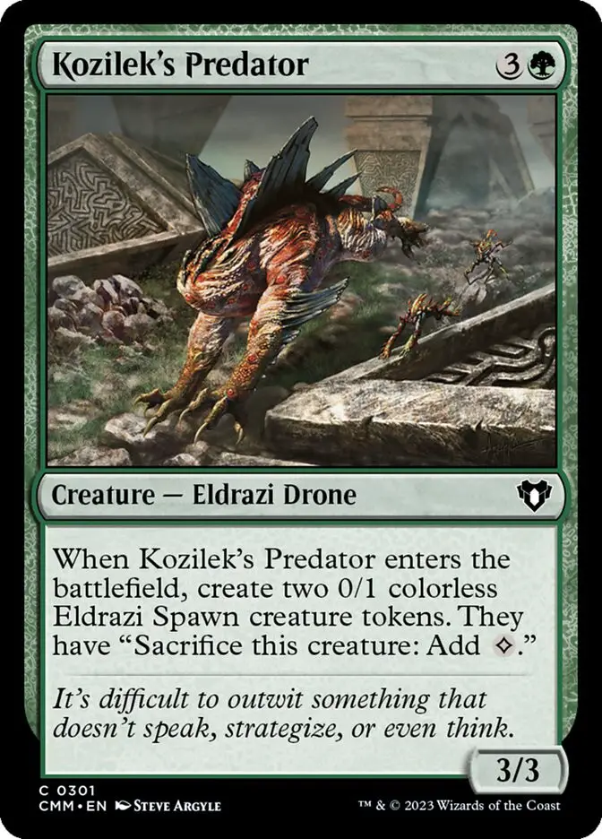 Kozilek s Predator (Commander Masters)