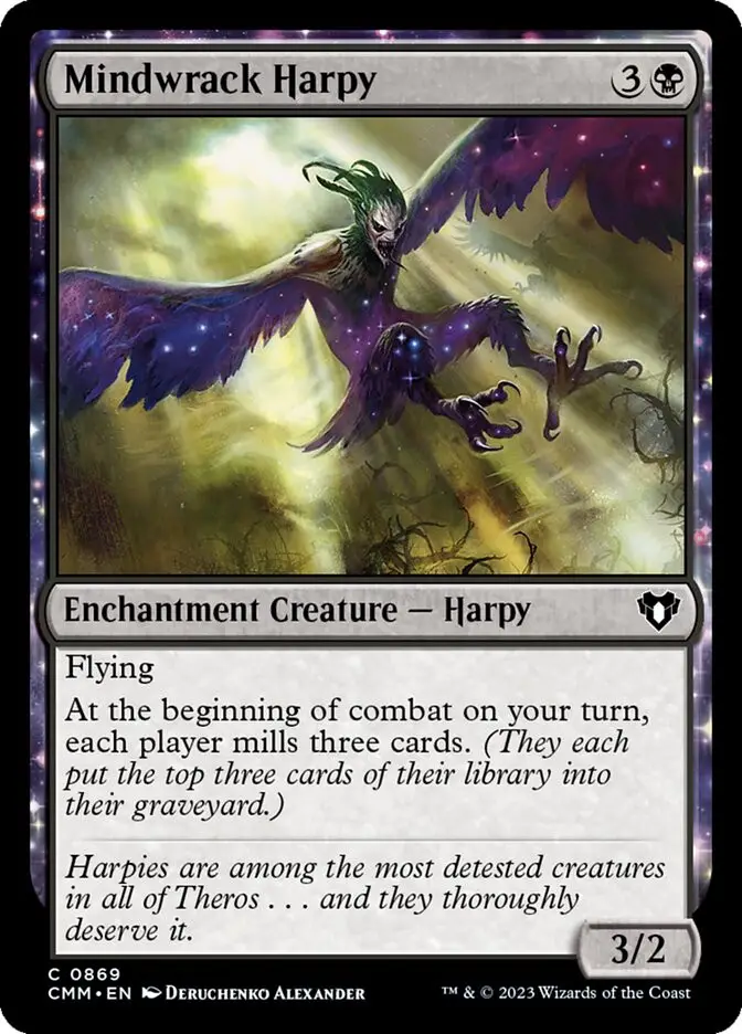 Mindwrack Harpy (Commander Masters)