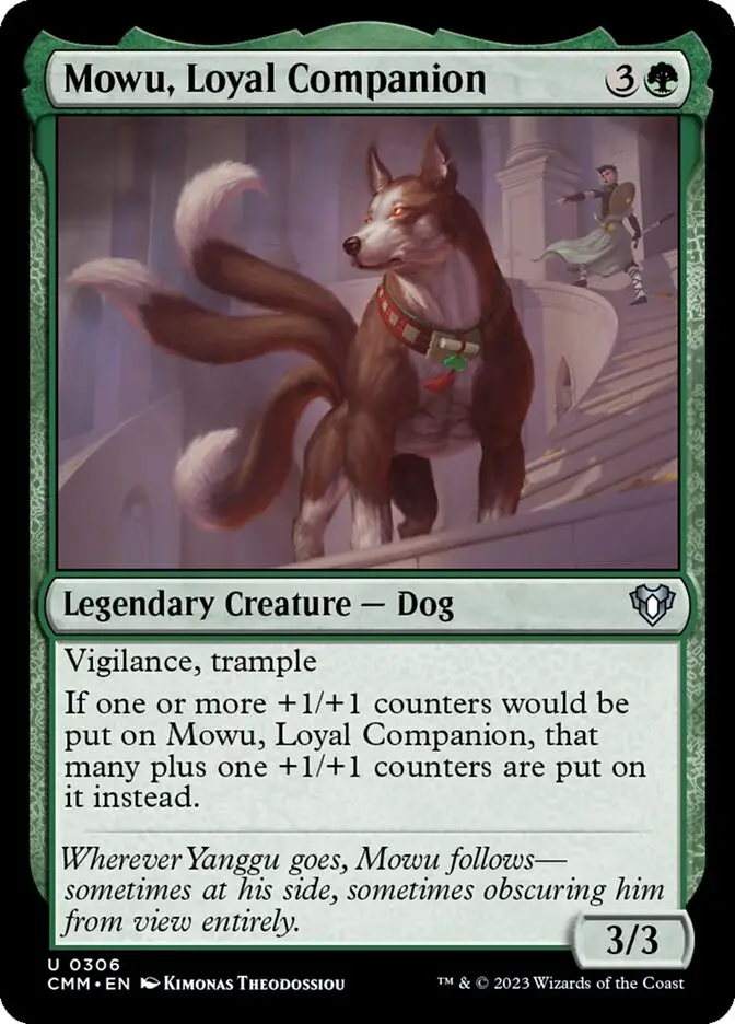 Mowu  Loyal Companion (Commander Masters)