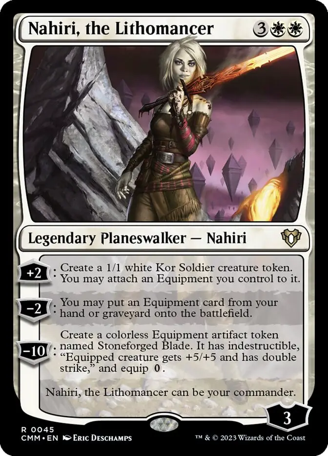Nahiri  the Lithomancer (Commander Masters)