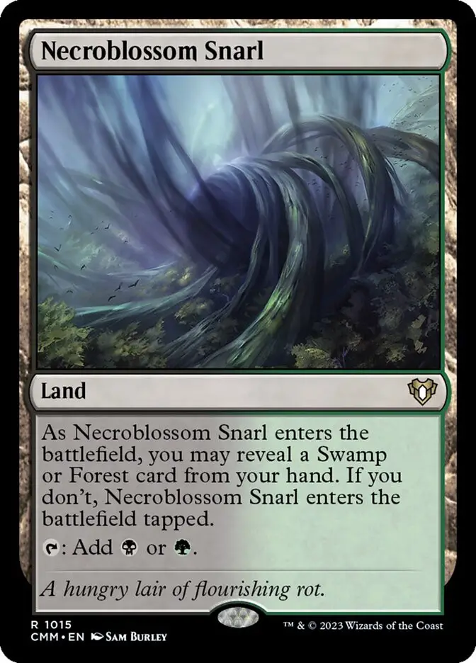 Necroblossom Snarl (Commander Masters)