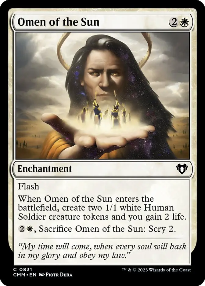 Omen of the Sun (Commander Masters)