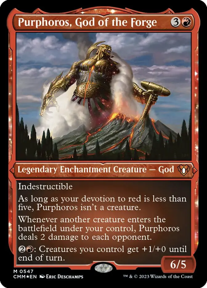 Purphoros  God of the Forge (Commander Masters)