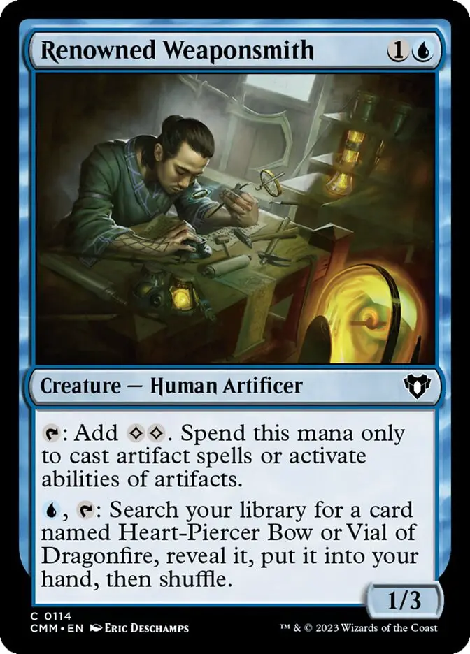 Renowned Weaponsmith (Commander Masters)