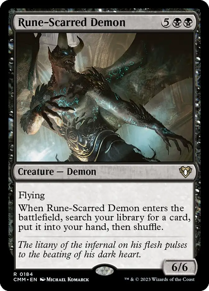 Rune Scarred Demon (Commander Masters)