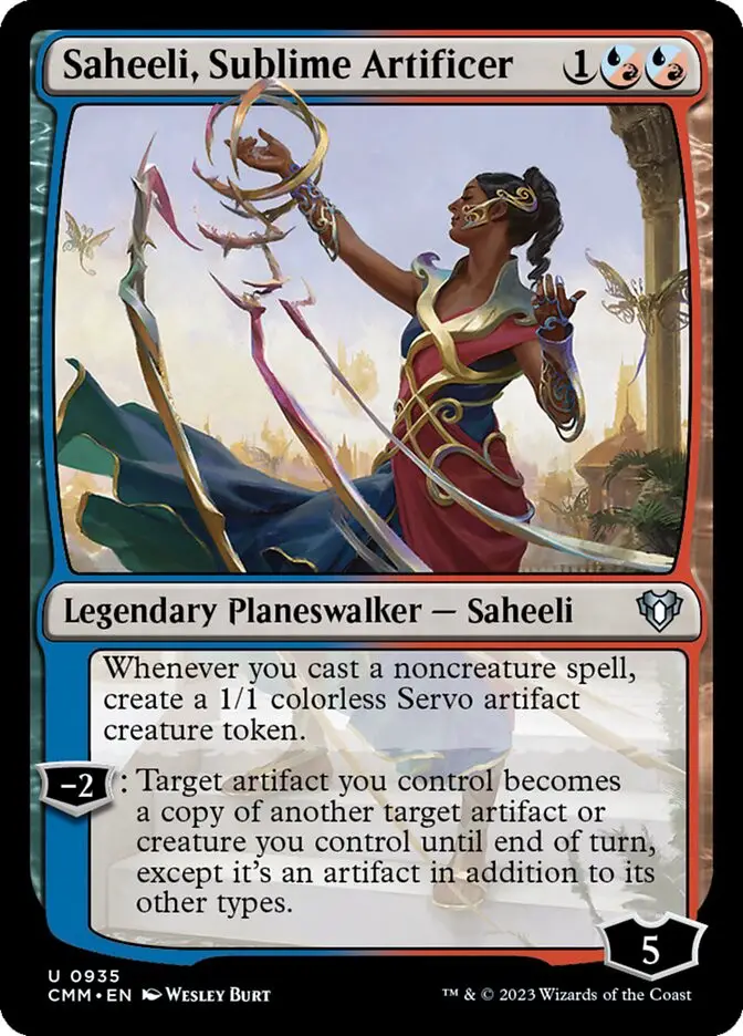 Saheeli  Sublime Artificer (Commander Masters)