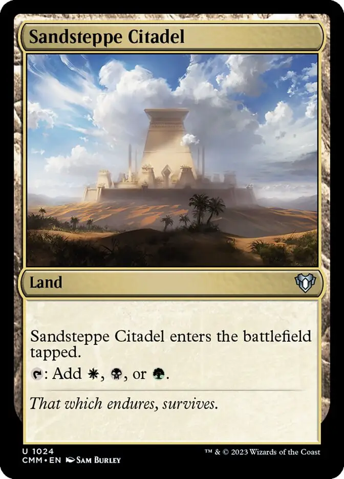 Sandsteppe Citadel (Commander Masters)
