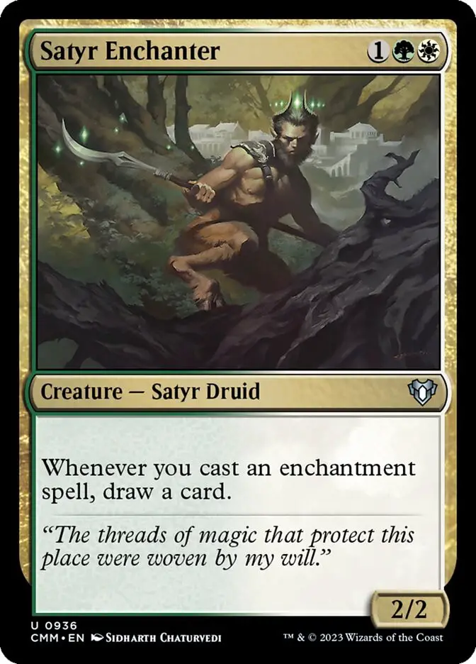 Satyr Enchanter (Commander Masters)