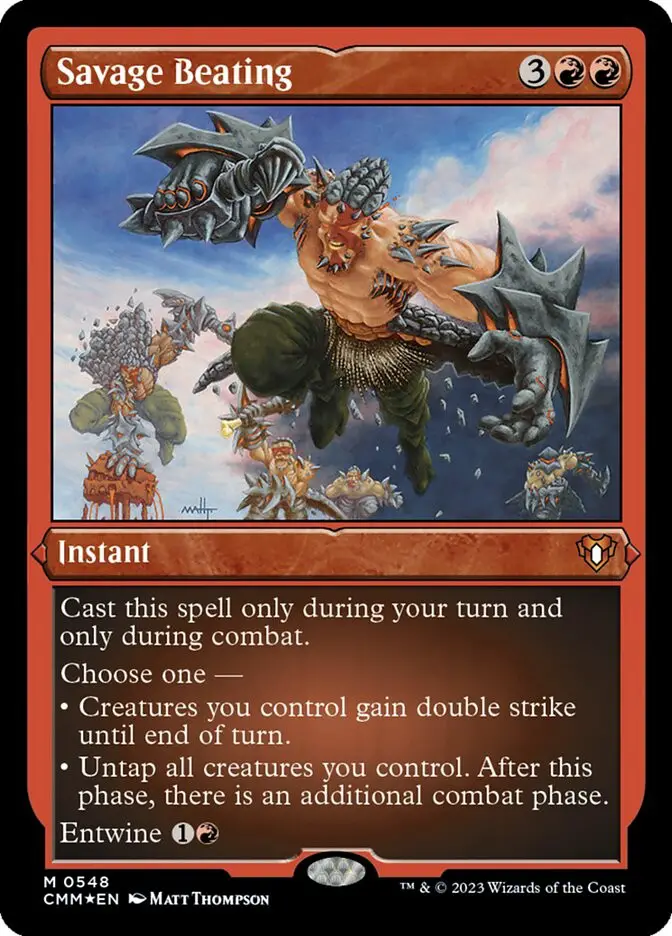 Savage Beating (Commander Masters)