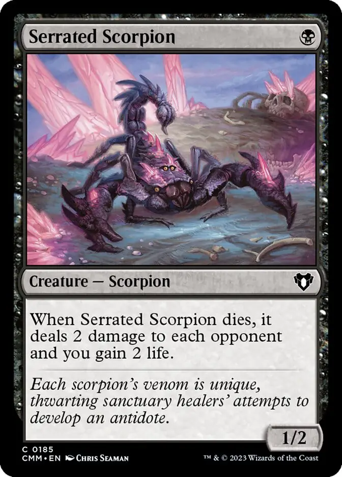 Serrated Scorpion (Commander Masters)