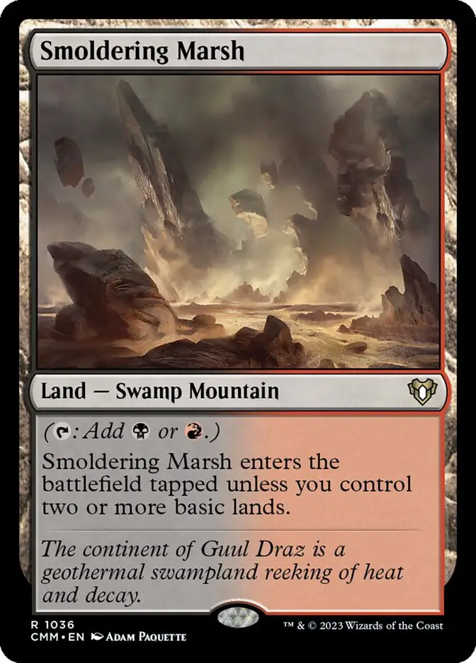 Smoldering Marsh (Commander Masters)