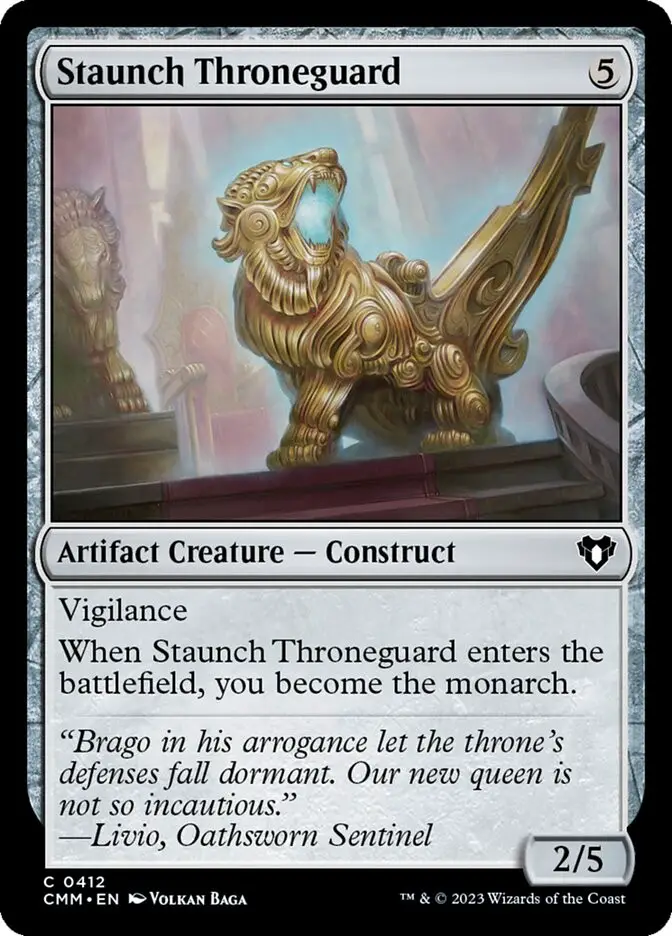 Staunch Throneguard (Commander Masters)