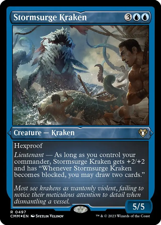 Stormsurge Kraken (Commander Masters)