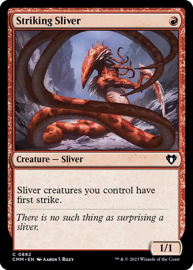 Striking Sliver (Commander Masters)