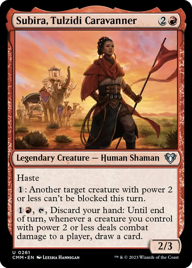 Subira  Tulzidi Caravanner (Commander Masters)