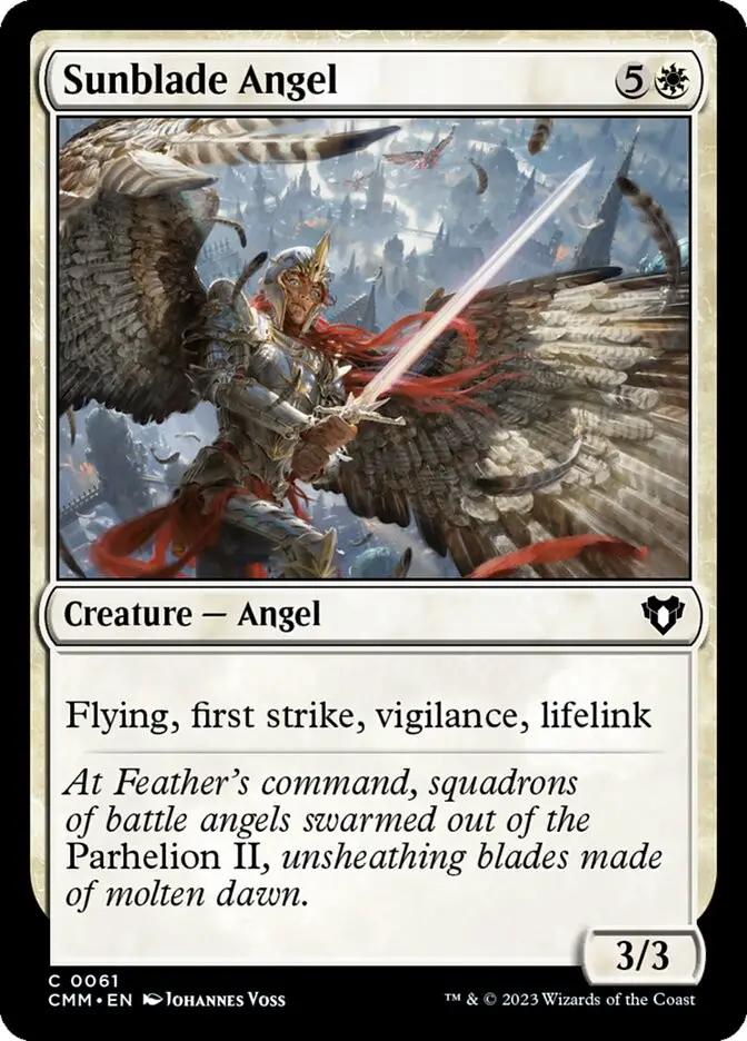 Sunblade Angel (Commander Masters)