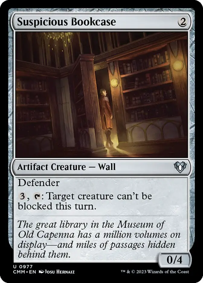 Suspicious Bookcase (Commander Masters)