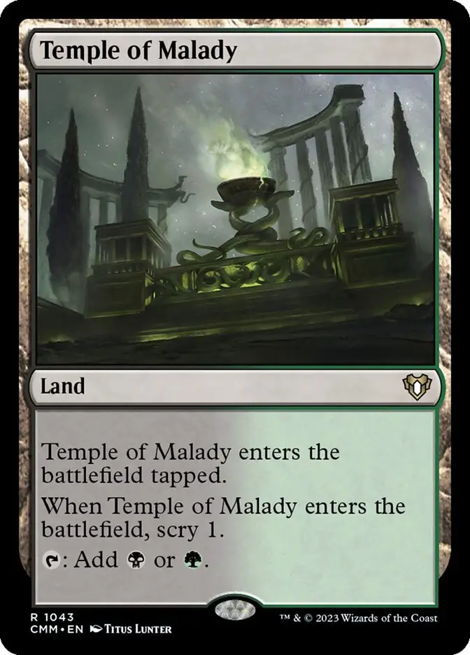 Temple of Malady (Commander Masters)