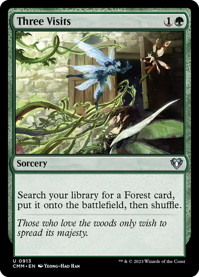 Three Visits (Commander Masters)