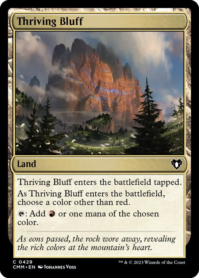 Thriving Bluff (Commander Masters)