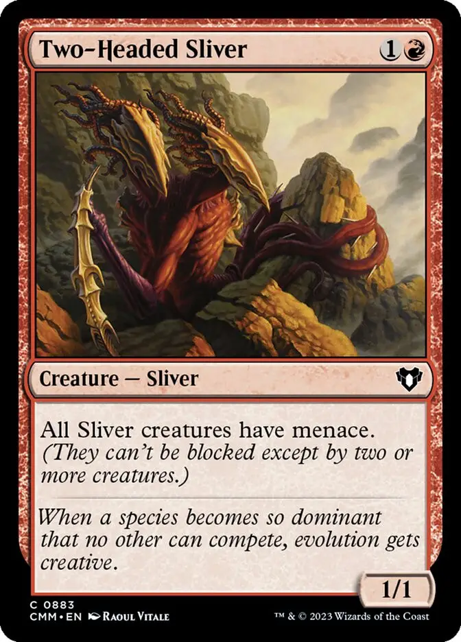 Two Headed Sliver (Commander Masters)