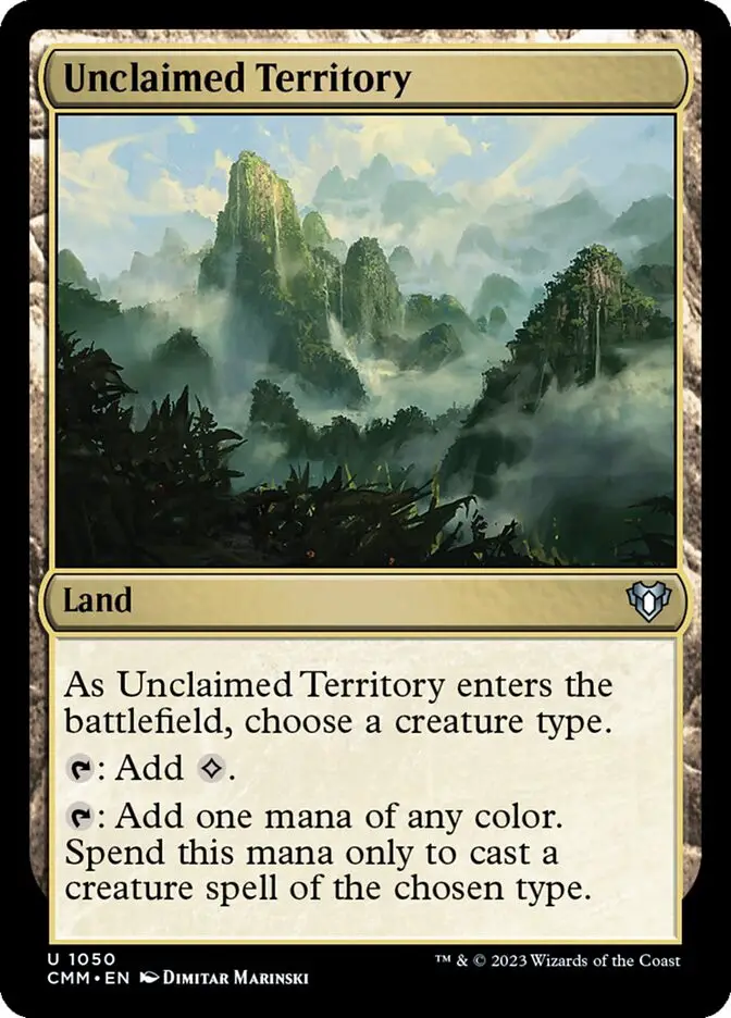 Unclaimed Territory (Commander Masters)