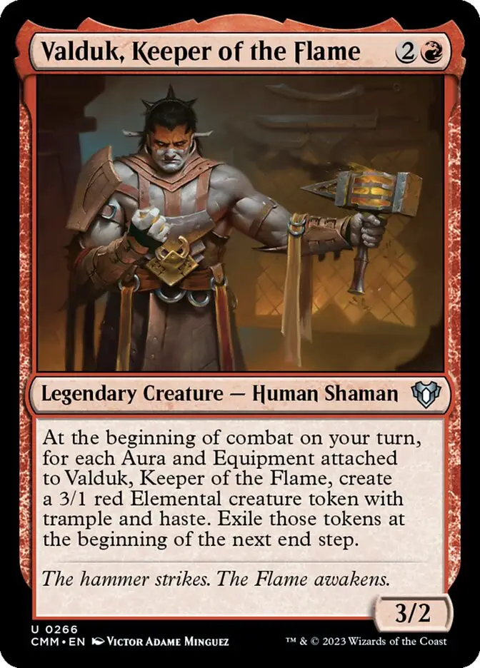 Valduk  Keeper of the Flame (Commander Masters)