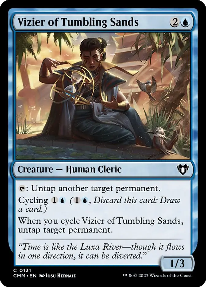 Vizier of Tumbling Sands (Commander Masters)