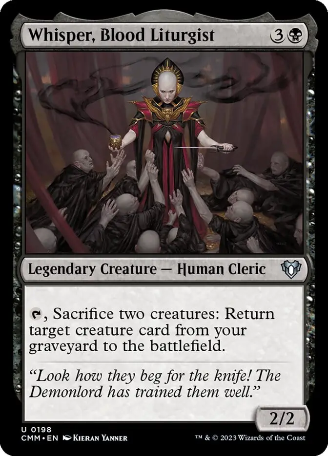 Whisper  Blood Liturgist (Commander Masters)