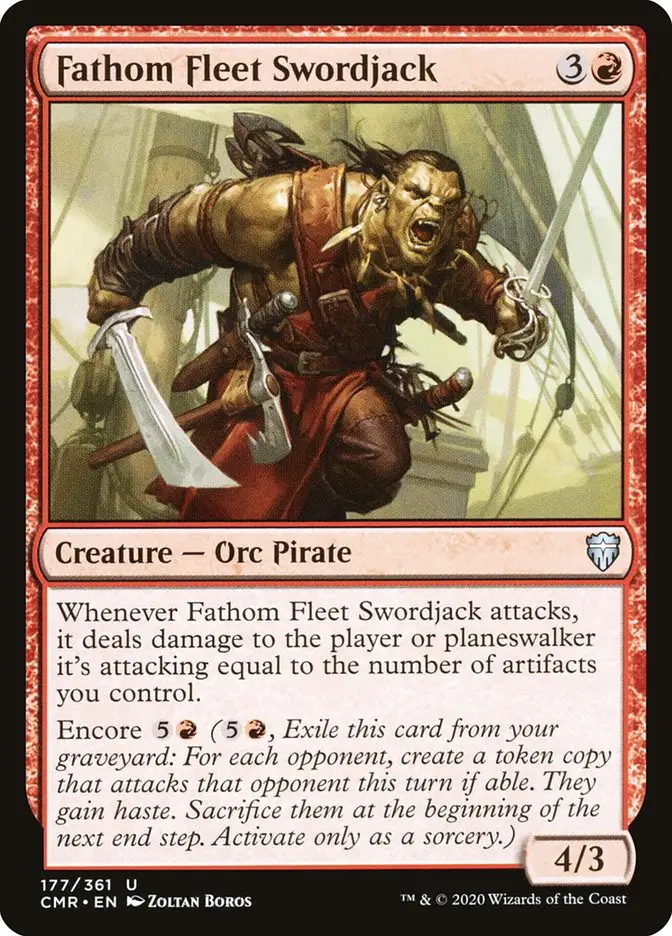 Fathom Fleet Swordjack (Commander Legends)