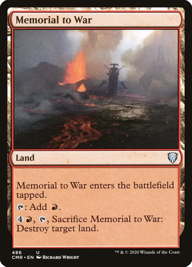 Memorial to War (Commander Legends)