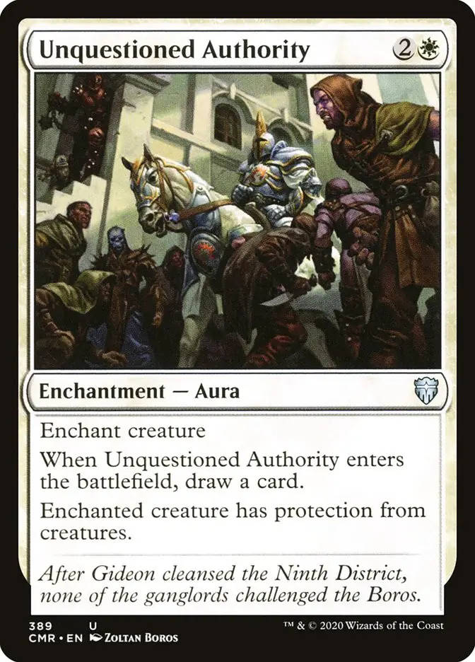 Unquestioned Authority (Commander Legends)