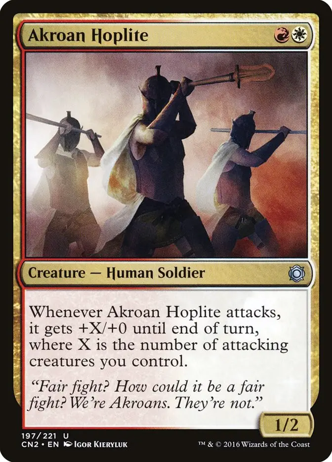 Akroan Hoplite (Conspiracy: Take the Crown)