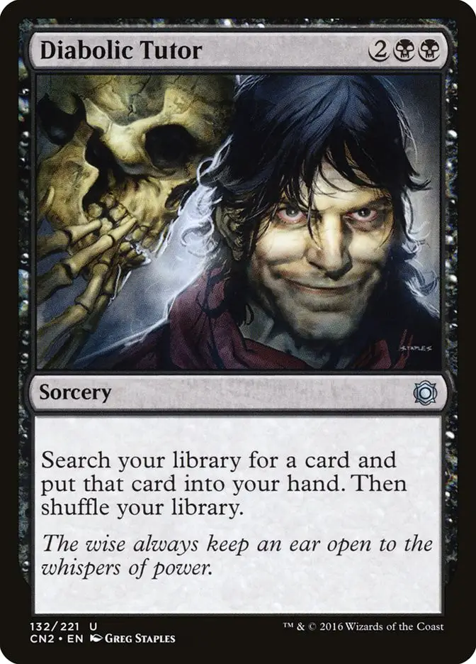 Diabolic Tutor (Conspiracy: Take the Crown)
