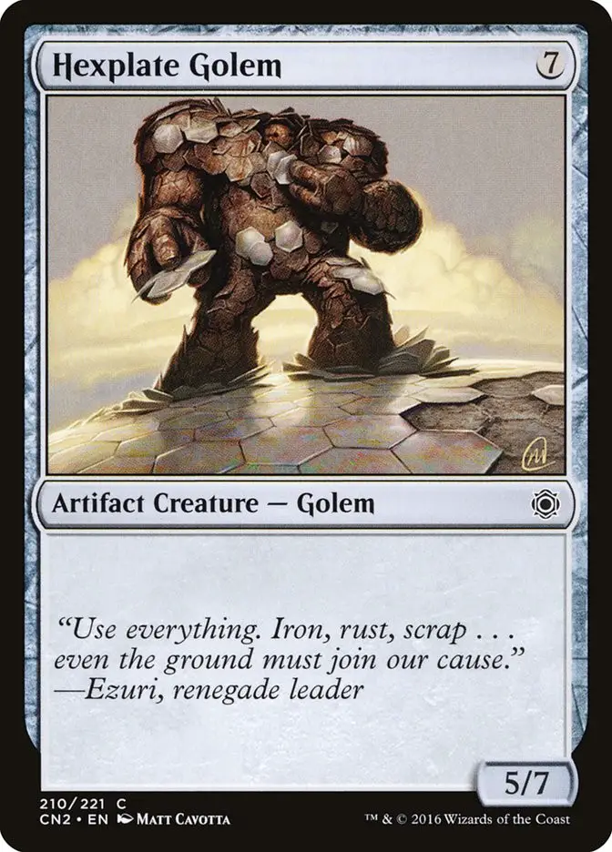 Hexplate Golem (Conspiracy: Take the Crown)
