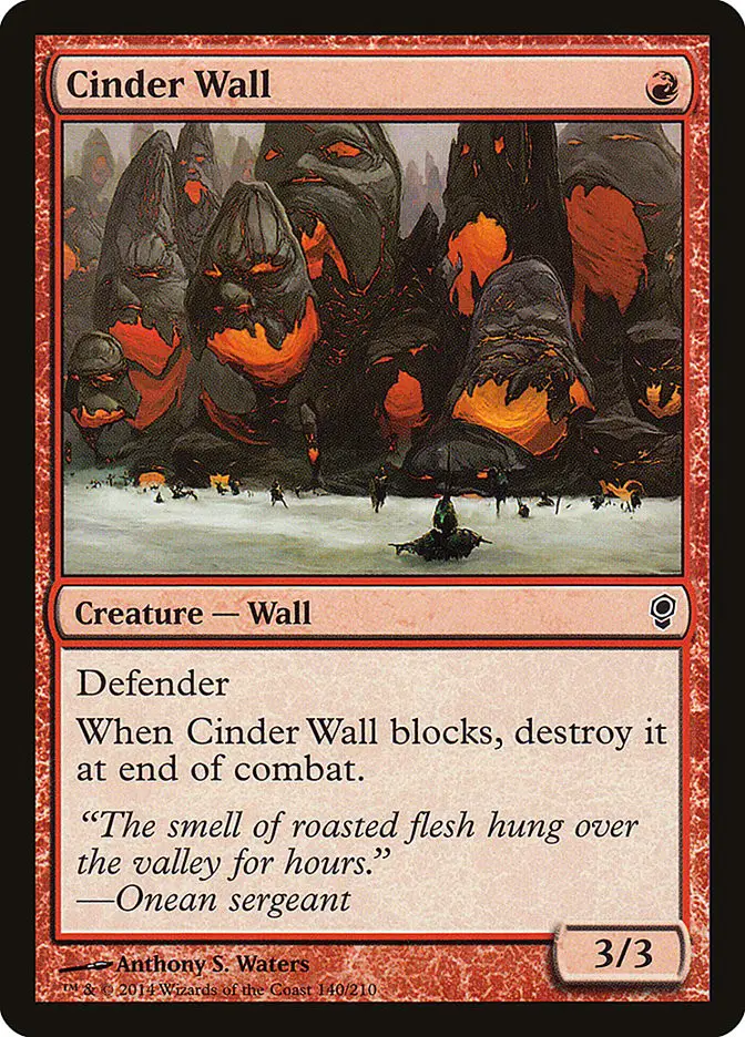 Cinder Wall (Conspiracy)