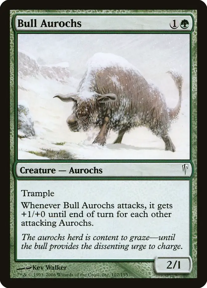 Bull Aurochs (Coldsnap)
