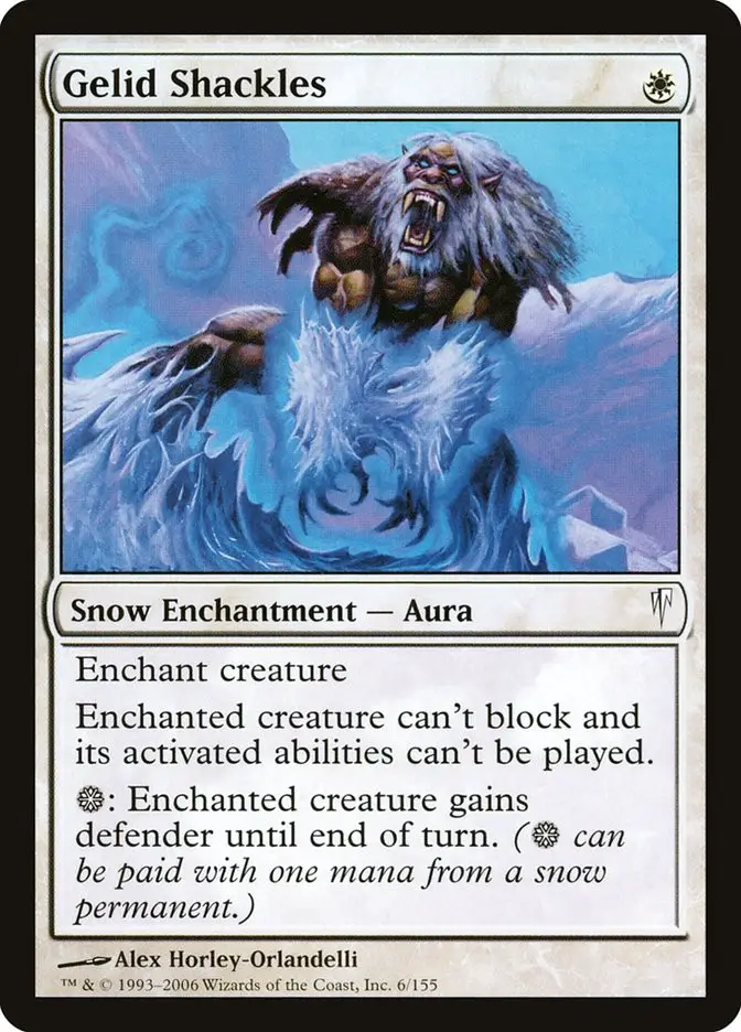 Gelid Shackles (Coldsnap)