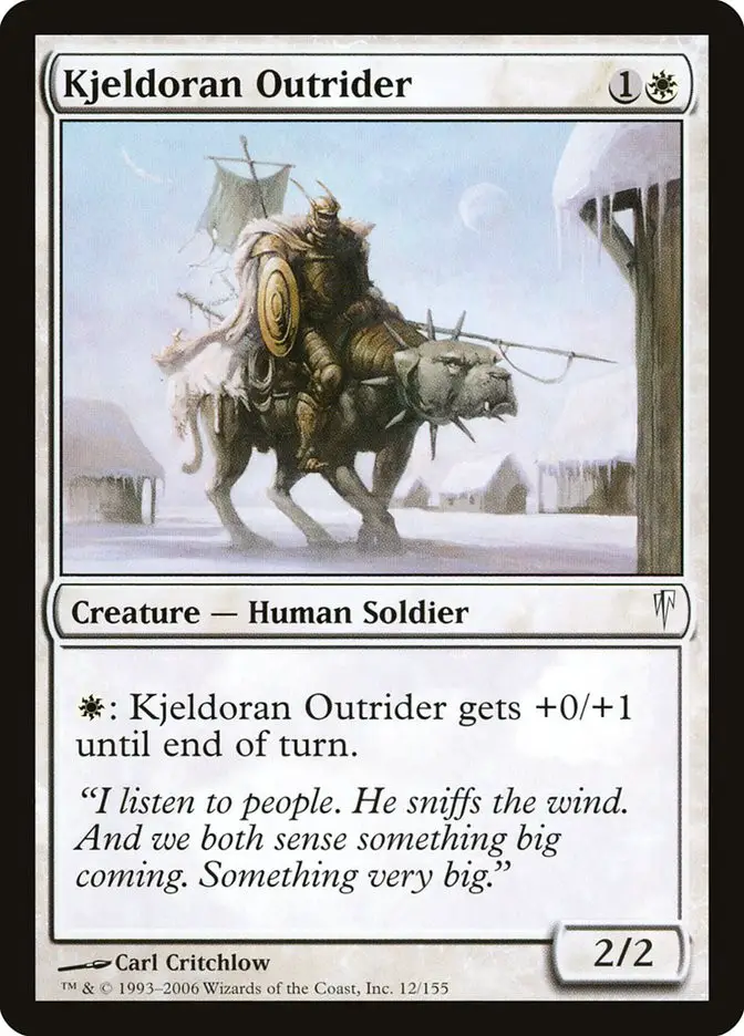 Kjeldoran Outrider (Coldsnap)