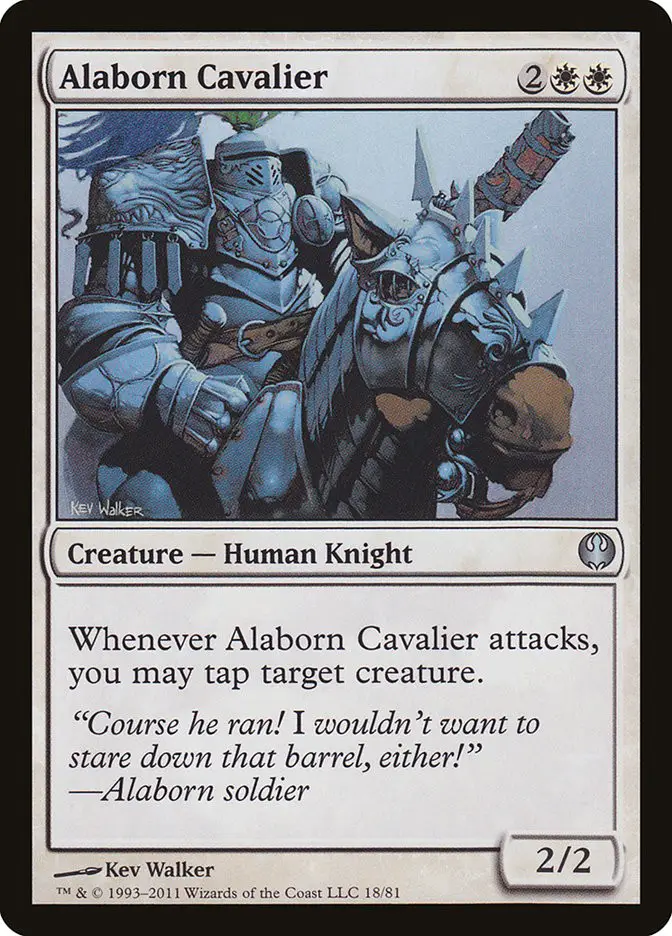 Alaborn Cavalier (Duel Decks: Knights vs. Dragons)