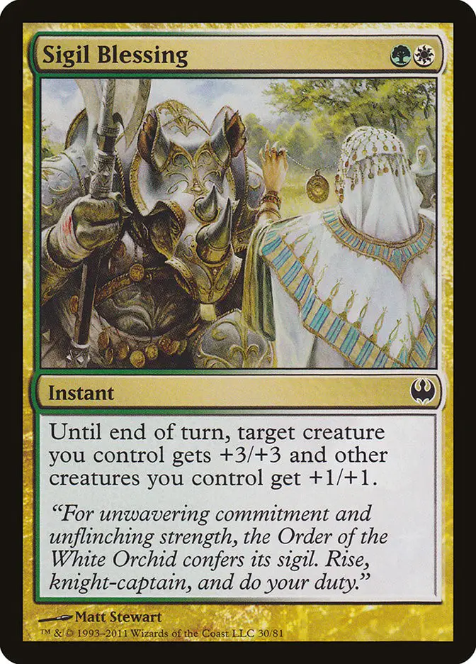 Sigil Blessing (Duel Decks: Knights vs. Dragons)