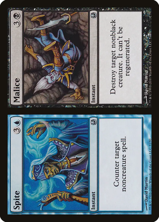 Spite    Malice (Duel Decks: Ajani vs. Nicol Bolas)