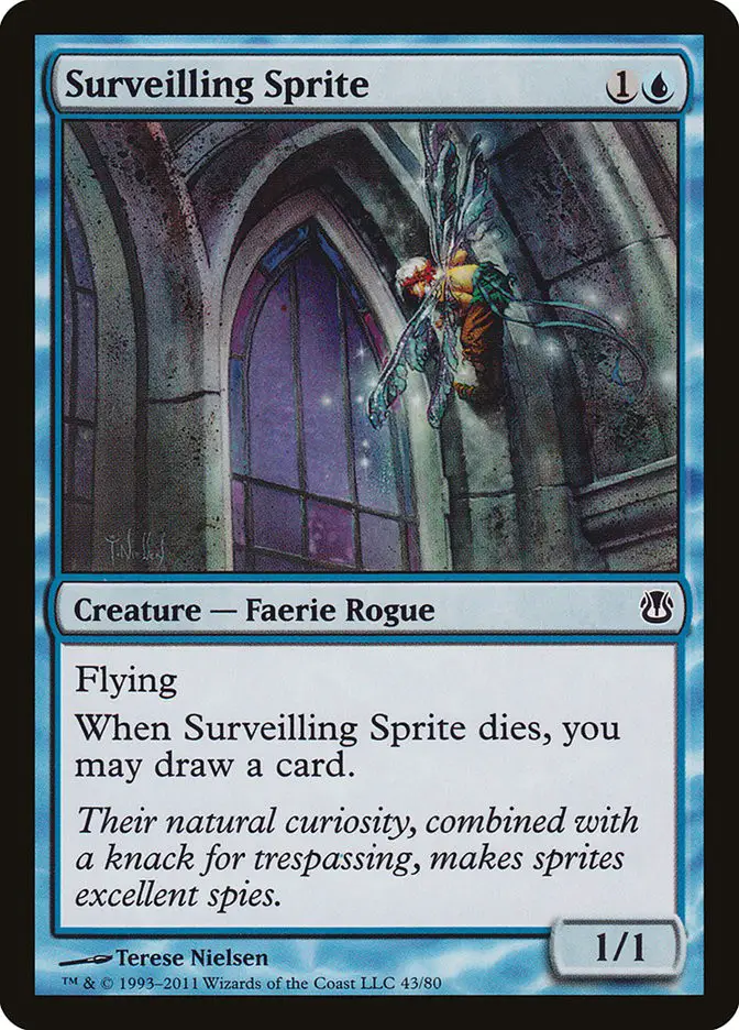 Surveilling Sprite (Duel Decks: Ajani vs. Nicol Bolas)