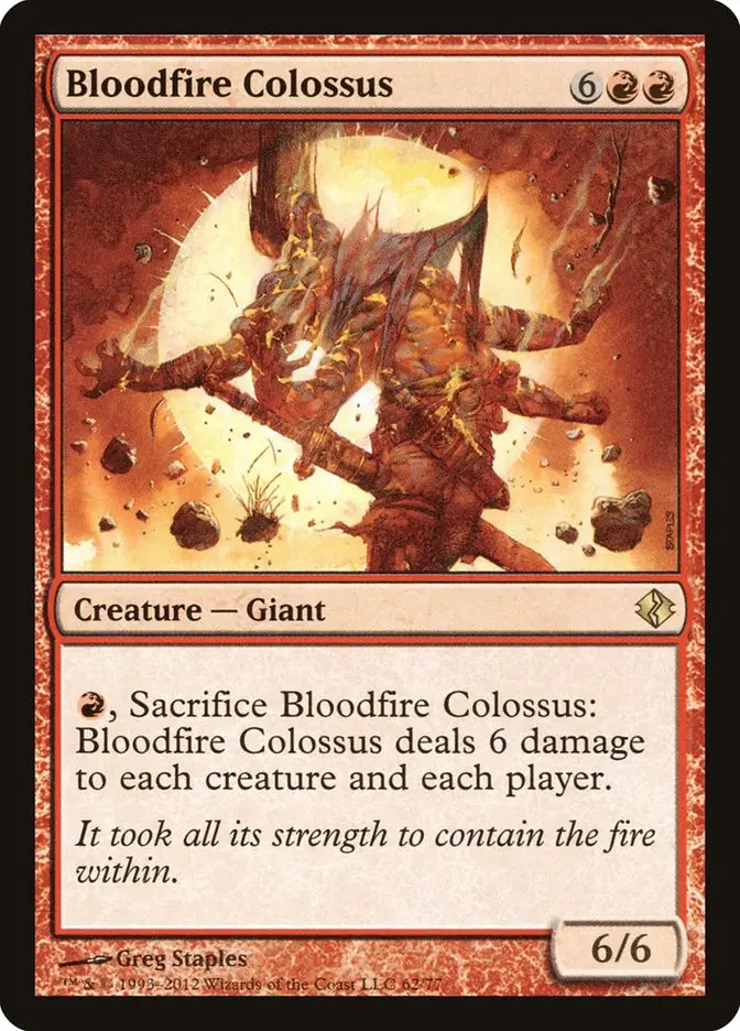Bloodfire Colossus (Duel Decks: Venser vs. Koth)